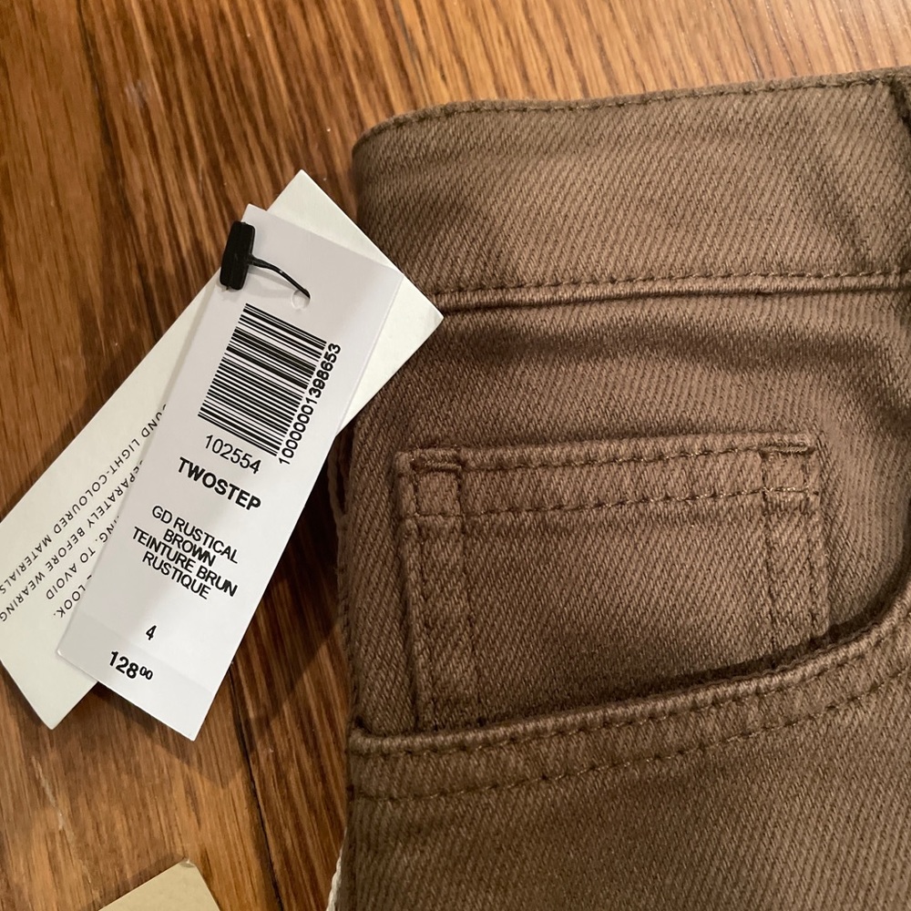 BRAND NEW WITH TAGS WILDFRED FREE BROWN PANTS - Picture 3 of 3